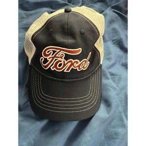 INFINITY Ford Logo Mens Trucker Hat Navy Mesh Adjustable Classic Baseball Cap